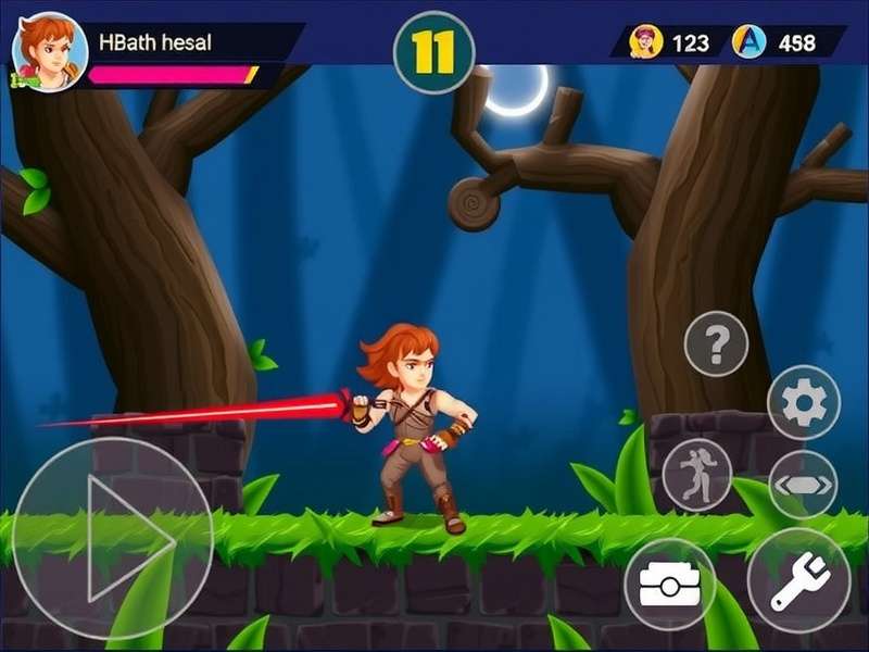 Hyper Hero Jungle King Gameplay Screenshot